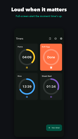 Multi Timer: Kitchen Timers Screenshot 3