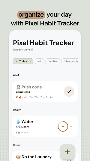 Pixel Habit Tracker Screenshot 0