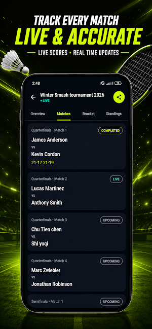 Badminton Tournament Maker Screenshot 3