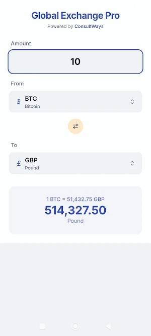 Currency & Crypto Exchanger Screenshot 3
