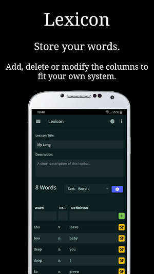 Conlang Toolbox Screenshot 3