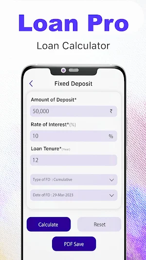 Loan Pro : Loan EMI Calculator Screenshot 0
