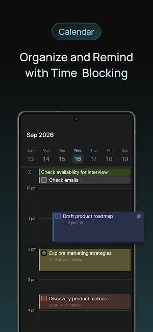 Arch Calendar: Time Blocking Screenshot 3