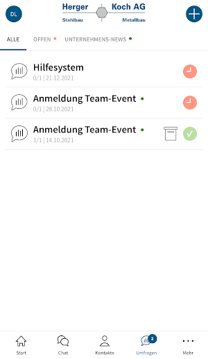 Herger + Koch App Screenshot 2