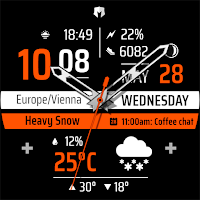 DM164 Trendy Timepiece Face