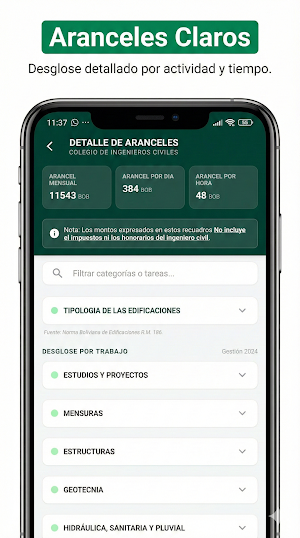 CICB Aranceles Bolivia Screenshot 2