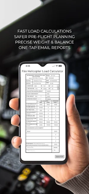 Fire Heli Load Calc Screenshot 0