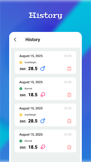 BMI Tool Screenshot 1