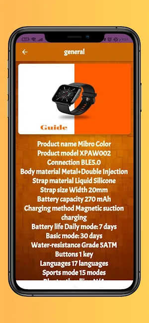 Mibro Color SmartWatch guide Screenshot 2