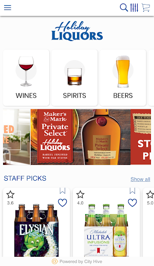 Holiday Liquors Screenshot 1