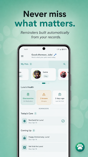 Teranima: Pet Health Tracker Screenshot 2