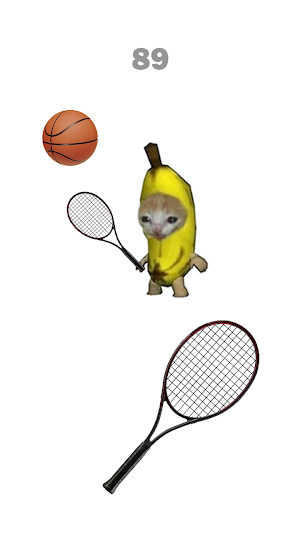 Cat Meow Tennis: Sport Battle Screenshot 1