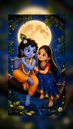 Lord Krishna Wallpaper Live 4K Screenshot 2