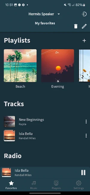 Hermès Speaker Screenshot 2