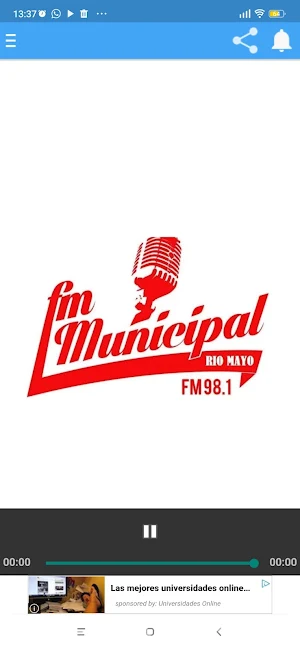 Fm Municipal 98.1 MHz Screenshot 1