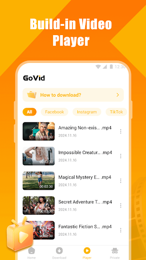 GoVid - Vid Browser Download Screenshot 3