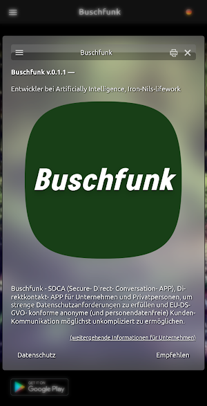 BUSCHFUNK Screenshot 2