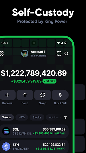 Billion: Crypto Wallet Screenshot 1