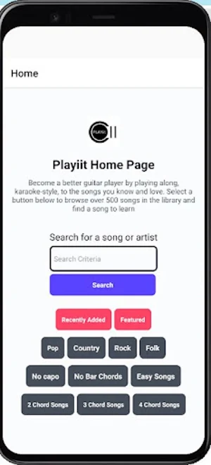 Playiit Guitar Karaoke Screenshot 0