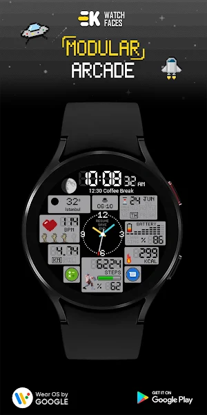 Modular Arcade - Watch Face Screenshot 0