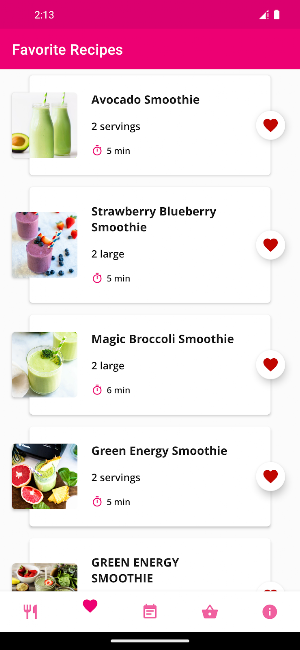 Energy Smoothie Recipes Screenshot 3