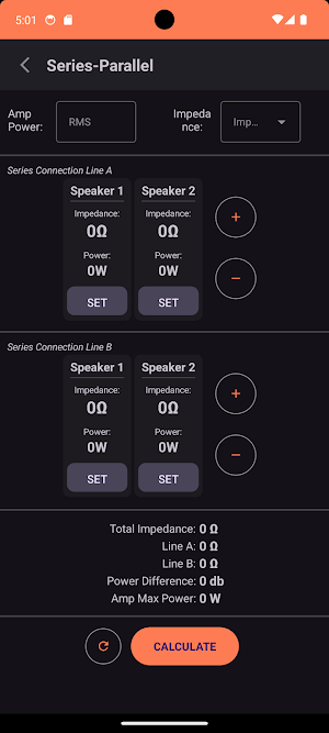 SPKRS - Speaker Calculator Screenshot 1
