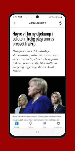 Morgenbladet Screenshot 3