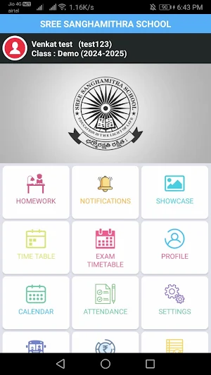 Sree Sanghamithra School Screenshot 1