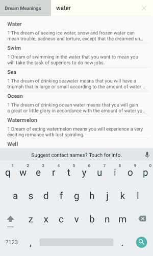 Dream Meanings (Offline) Screenshot 2