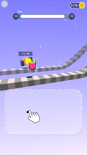 Draw Wheel Race Screenshot 1