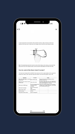 honor band 5 user guide Screenshot 1
