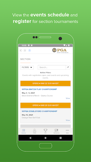 North Florida PGA Section Screenshot 1