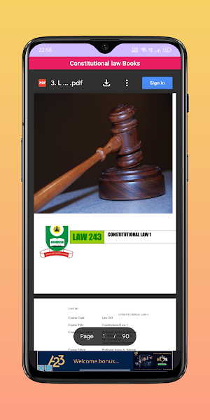 Constitutional law Books Screenshot 2