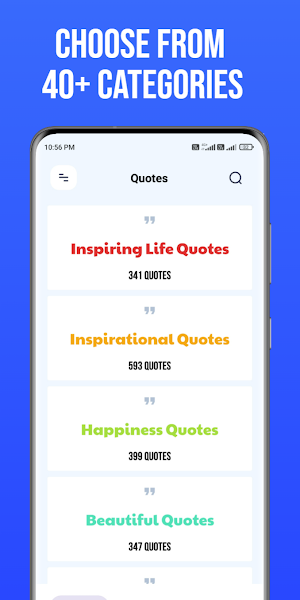 Short Swipe Quotes -All in one Screenshot 0