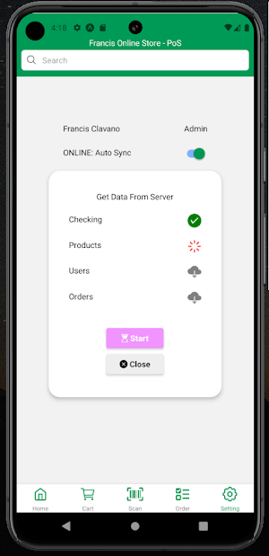 Cosmic Clavstore - PoS System Screenshot 1