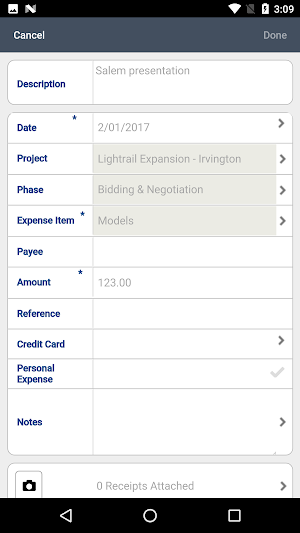 Deltek Expense for Ajera Screenshot 2