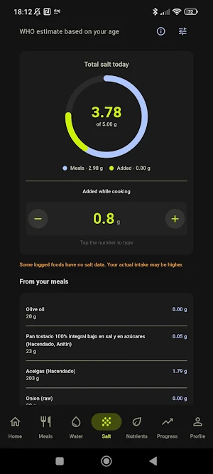 Nutrak Screenshot 3