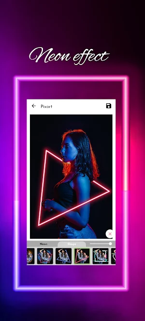 PixArt -Neon Drip Photo editor Screenshot 0
