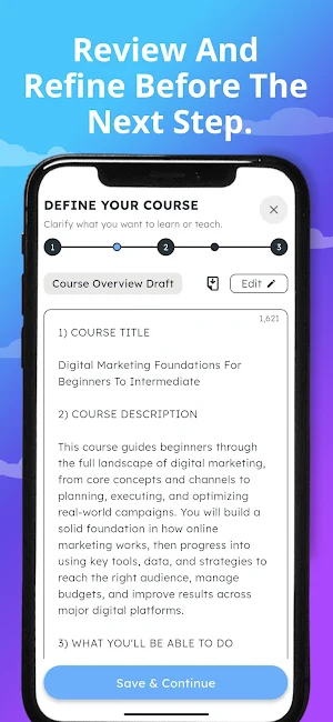Course Lab —AI Course Creator Screenshot 3