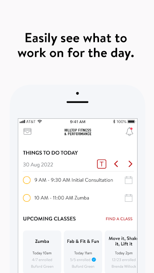 Hilltop Fitness + Performance Screenshot 1