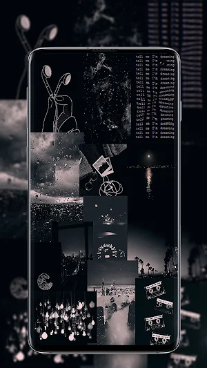 Black Aesthetic Wallpaper Screenshot 3