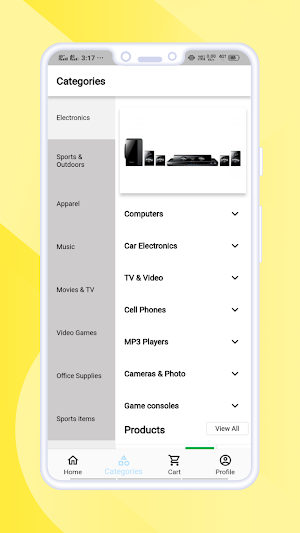 CS-Cart Mobile App Screenshot 1