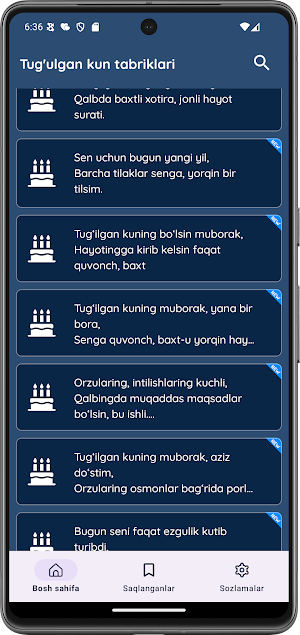 Tug'ilgan kun tabriklari Screenshot 1