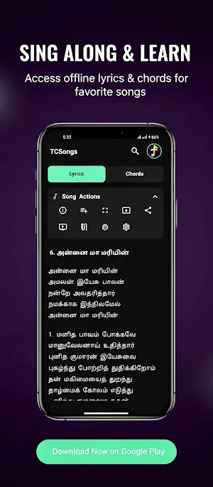 TCSongs - Lyrics & Videos Screenshot 3