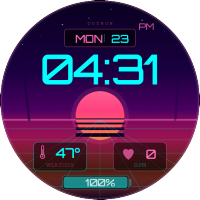 Neon Outrun - watch face