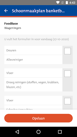 FoodBase Hygienetool Screenshot 3