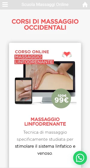 Scuola Massaggi Online Screenshot 2
