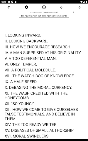 Book, Impressions of Theophras Screenshot 2