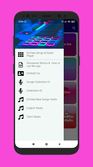 Sinhala Songs & Radio Player Screenshot 0