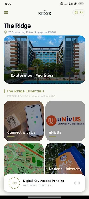 The Ridge Mobile Key Screenshot 2